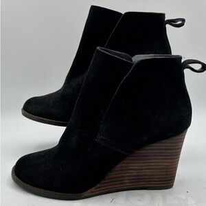 💕Sale💕 Lucky Brand LK-YAMEENA Wedge Ankle Boots